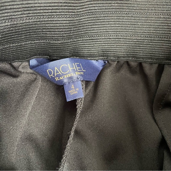 NWT Rachel Rachel Roy Black Pants with Lace Insert - Picture 5 of 12